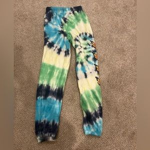 Zumiez tie dye butterfly sweatpants